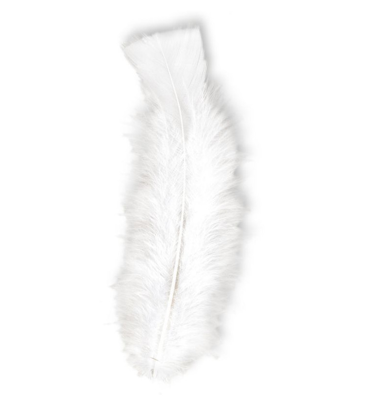 Peříčko bílé (10cm)