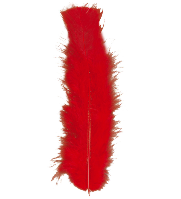 Peříčko červené (10cm)