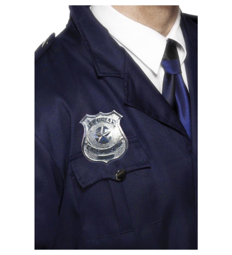 Policejní odznak z kovu