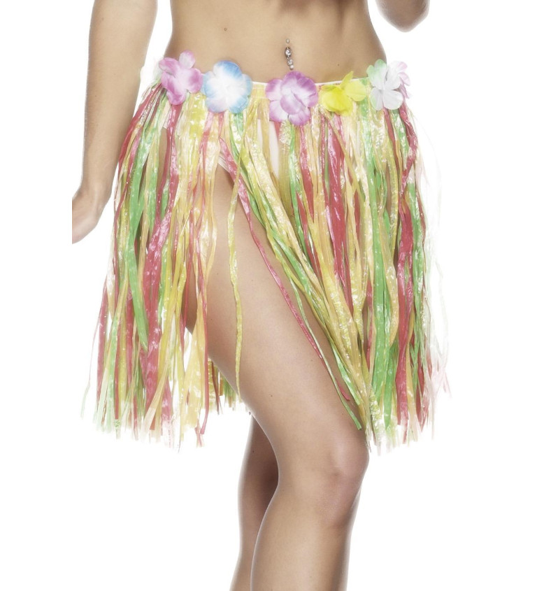 Havajská sukýnka Hula hula - multicolor