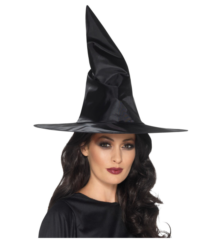 Čarodějnický klobouk - černý basic