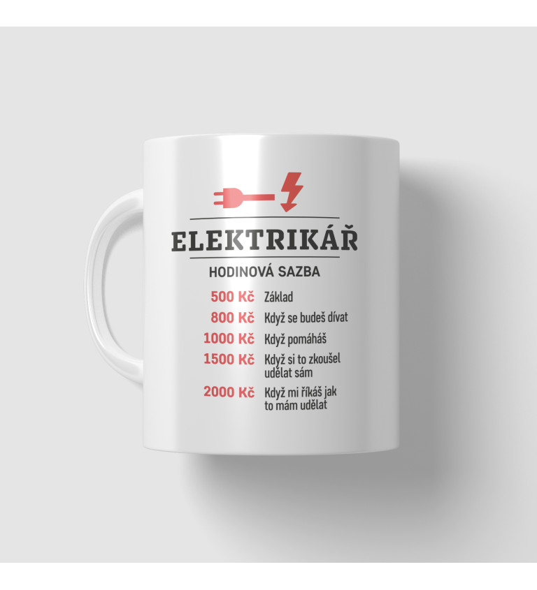 Hrnek Elektrikář