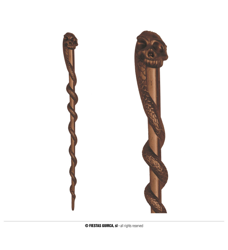 Hůlka - s hadem