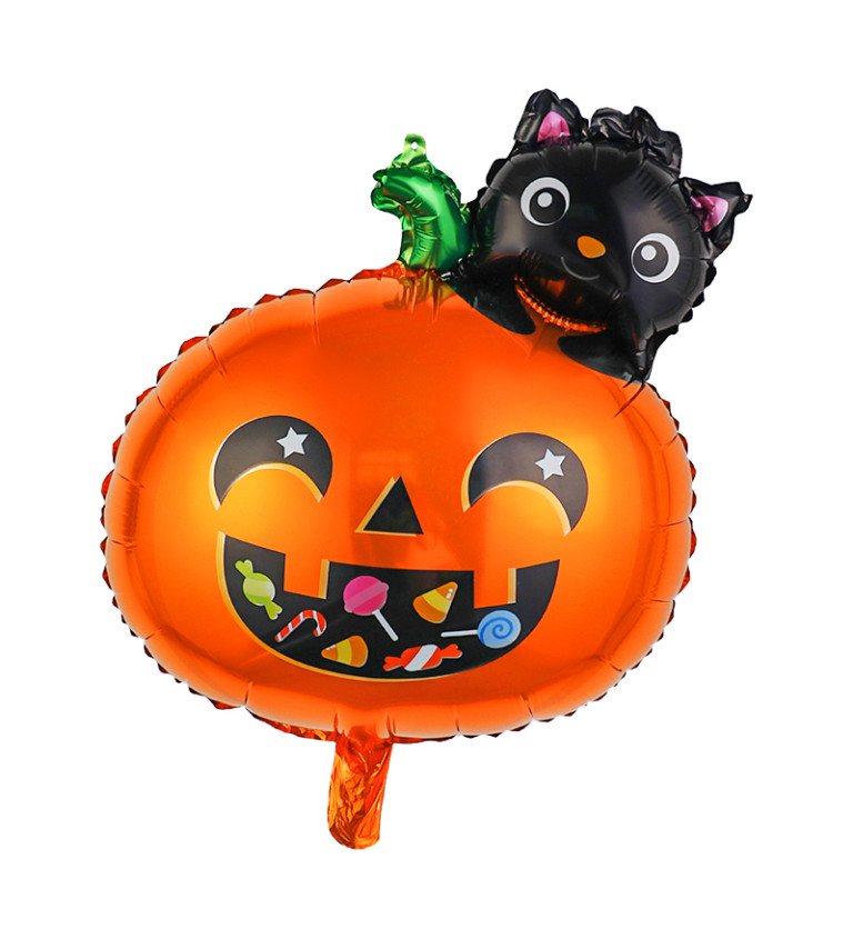 Fóliový balónek - Smějící se dýně