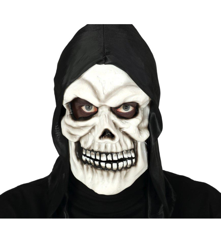 Maska s kapucí, lebka