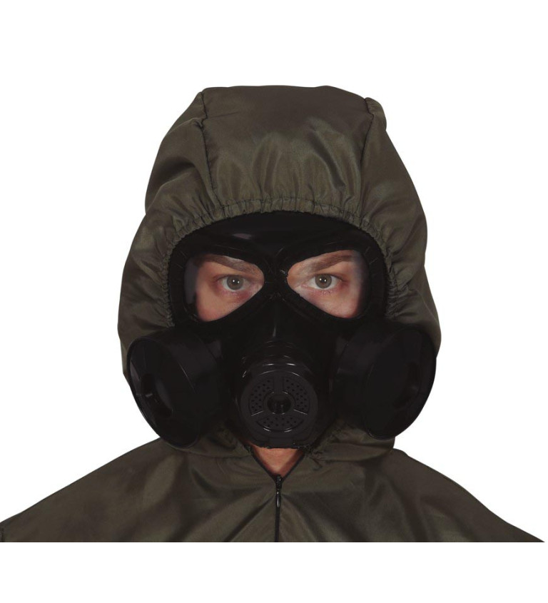 Černá plynová maska