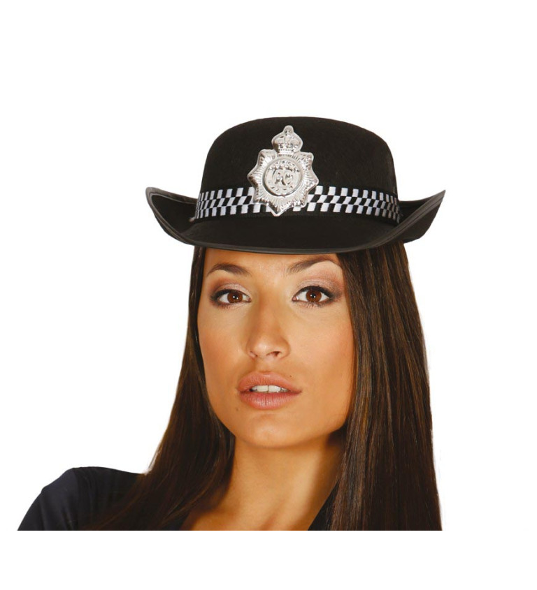 Klobouk - policisty z filcu