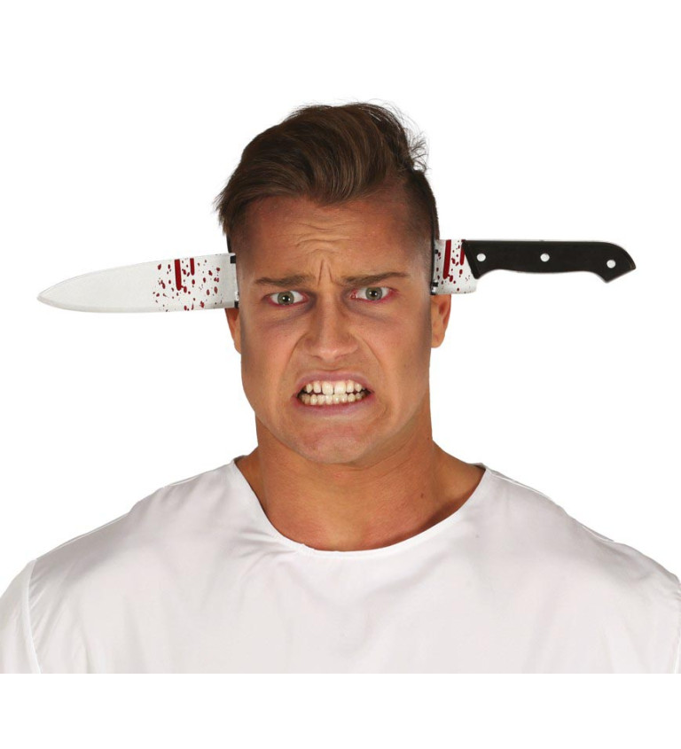 Koruna s krvavým nožem