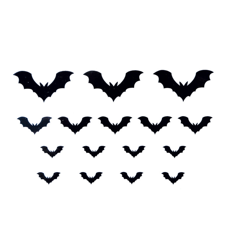 2 archy 16 samolepicích netopýrů