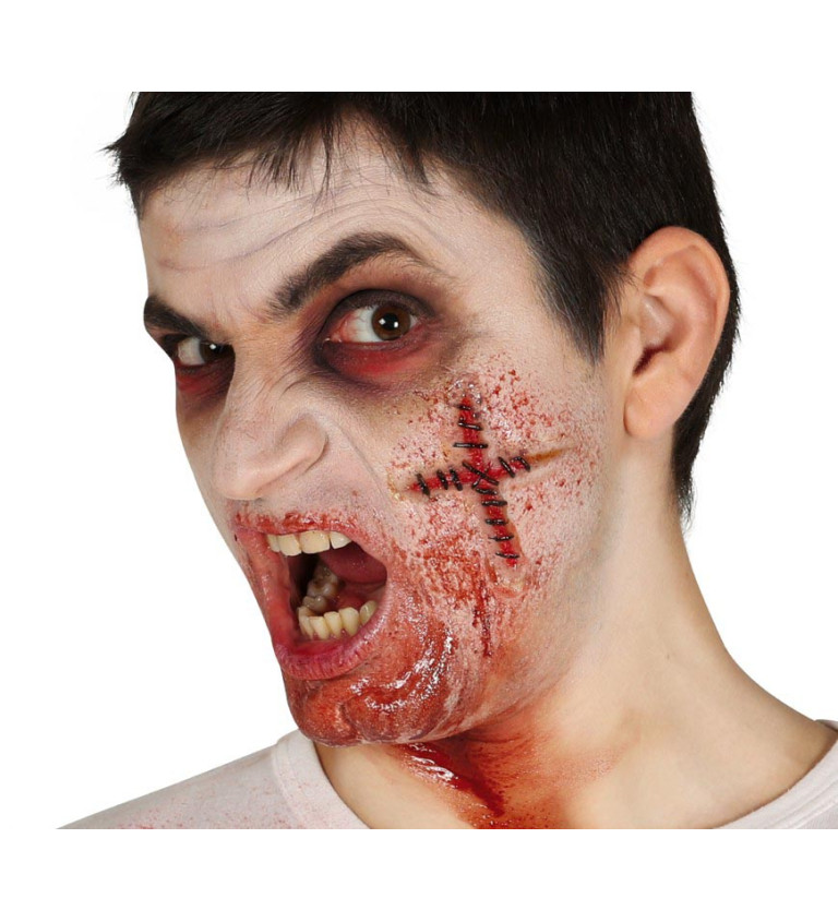 Latexová jizva kříž