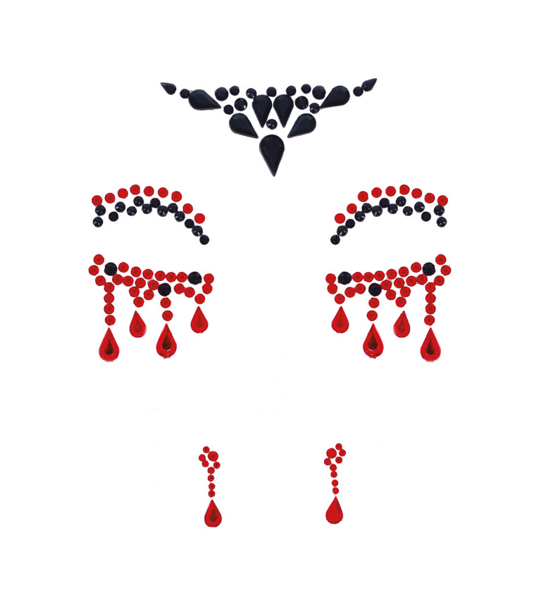 Lepicí obličejové drahokamy, upír