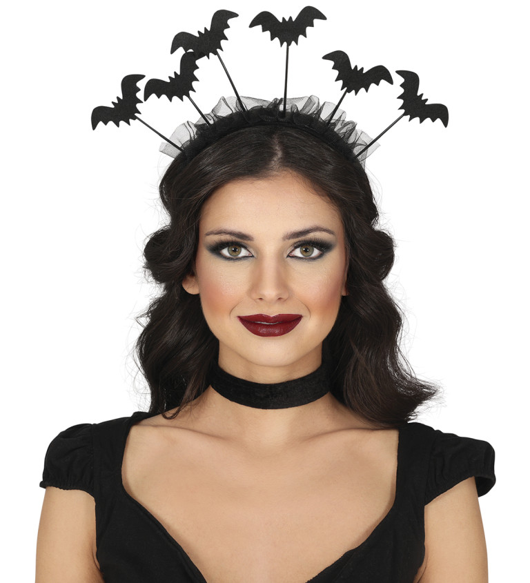 Čelenka s netopýry