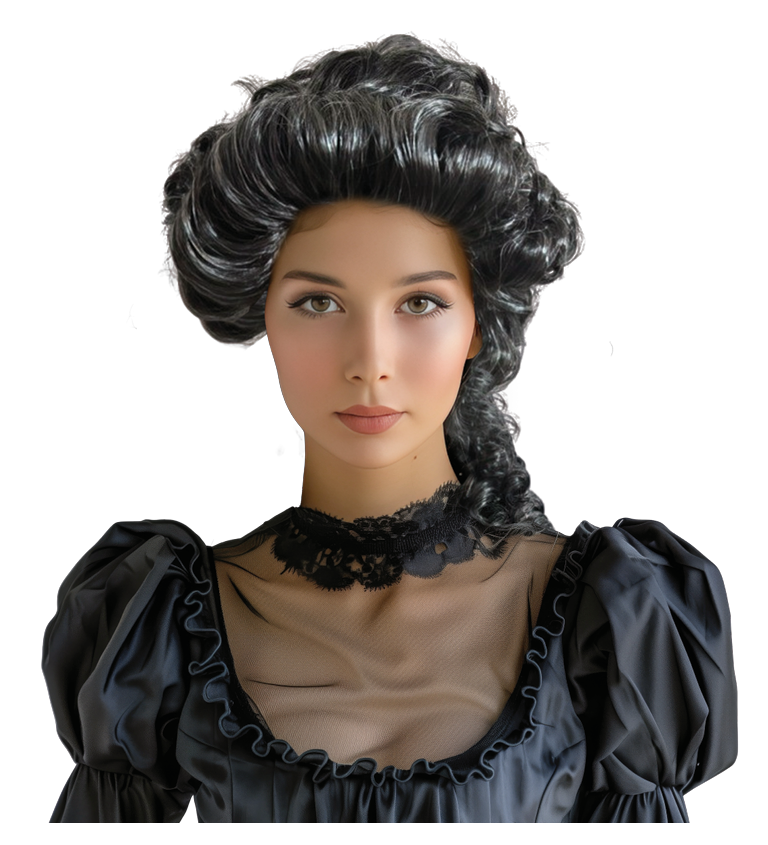 Paruka pro soudce, bílá