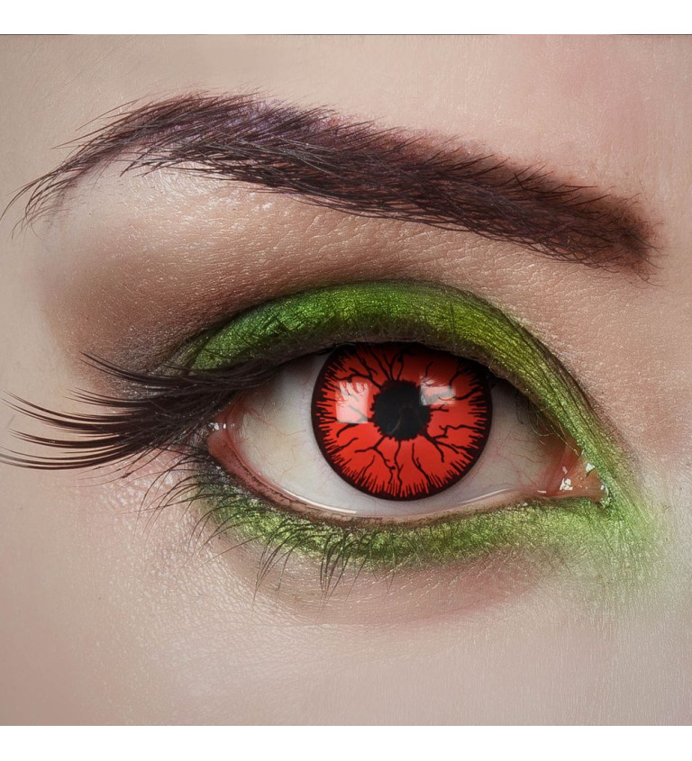 kontaktní čočky jednodenní- oční žíly