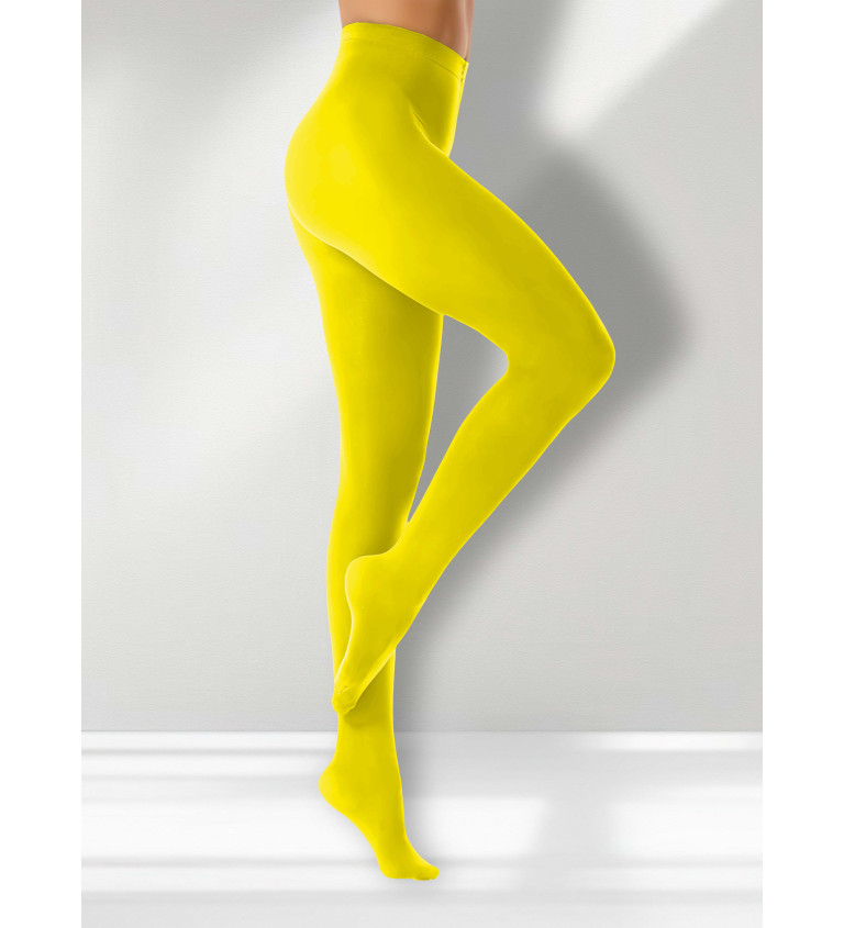 Neprůsvitné punčochy - žluté