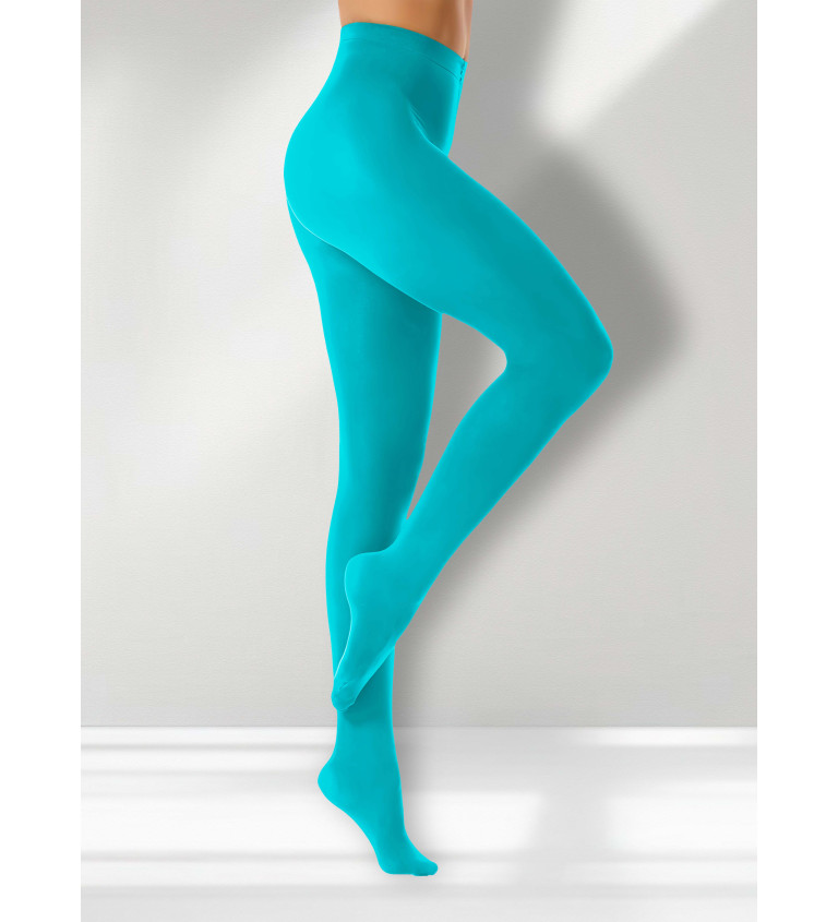 Neprůsvitné punčochy - modré