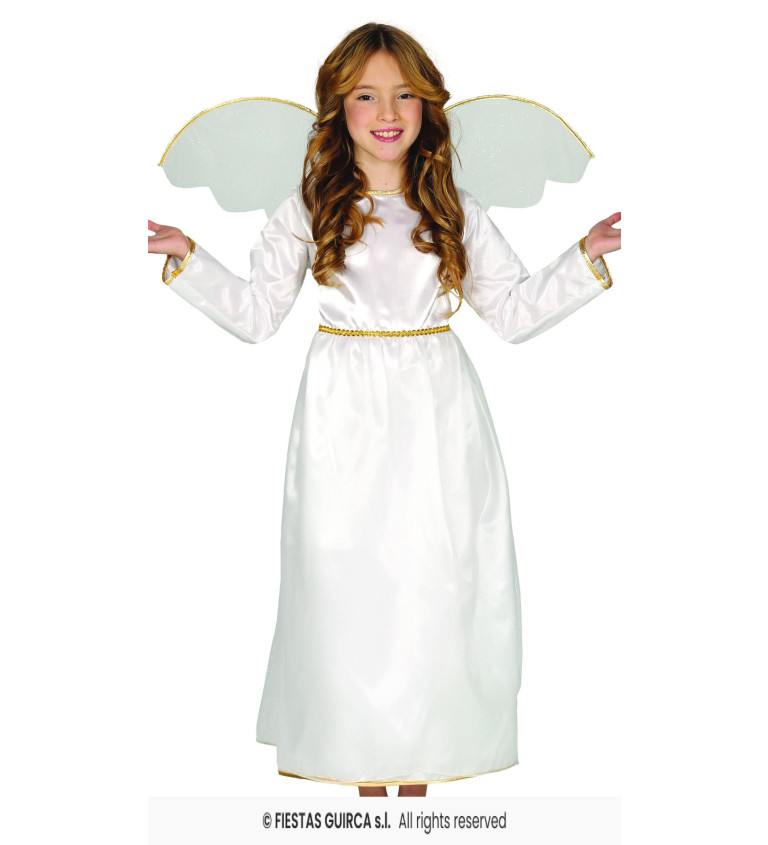 Dívčí kostým pro Anděla