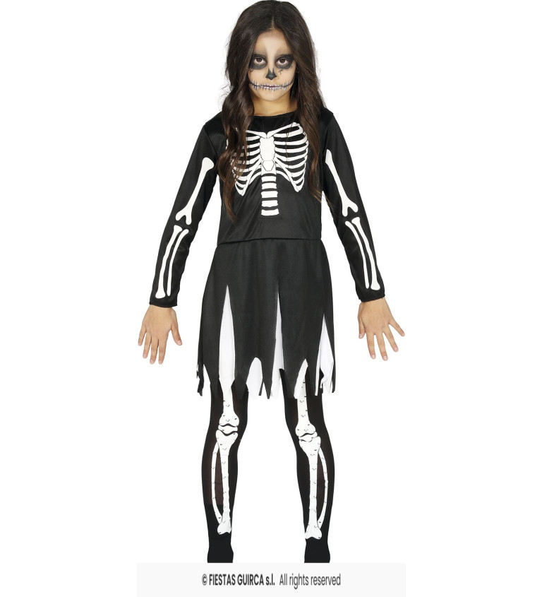 Dětský kostým kostlivec