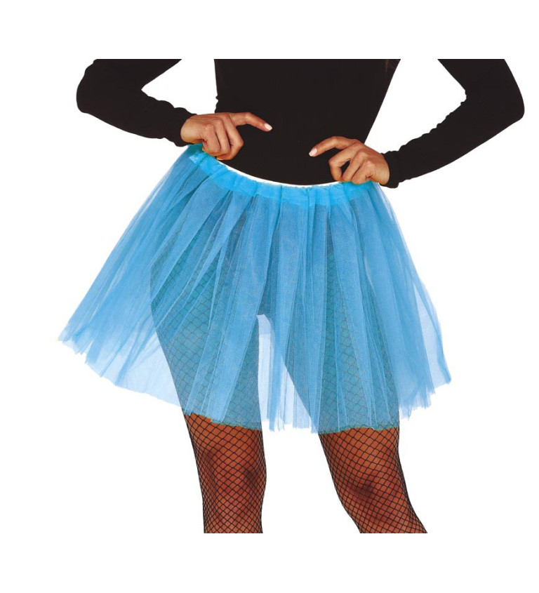 Světle modrá - tutu sukně