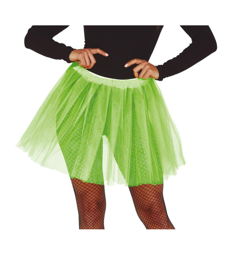 Světle zelená - tutu sukně