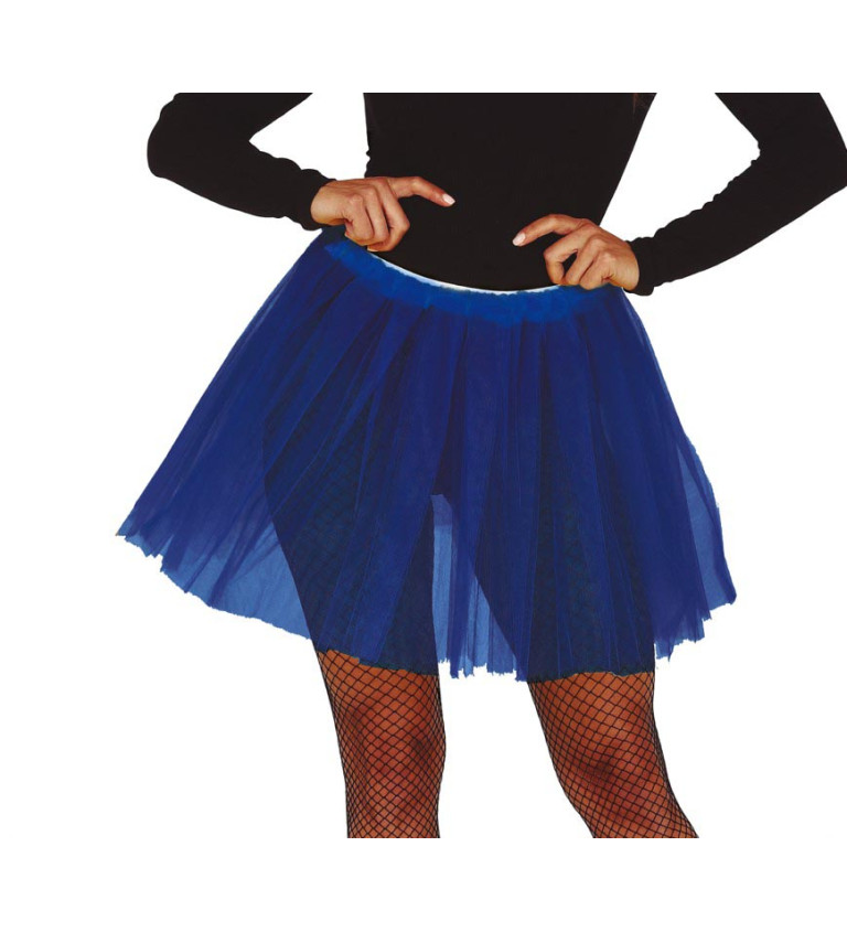 Tmavě modrá - tutu sukně