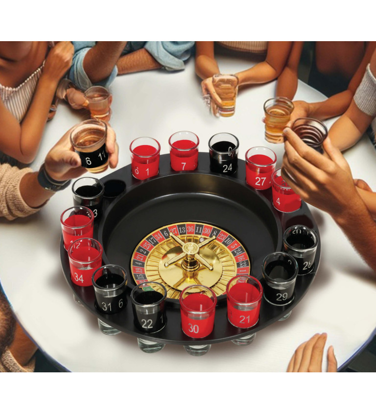 Hra - ruleta na pití