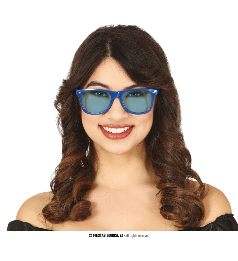 Modré brýle - s modrými skly