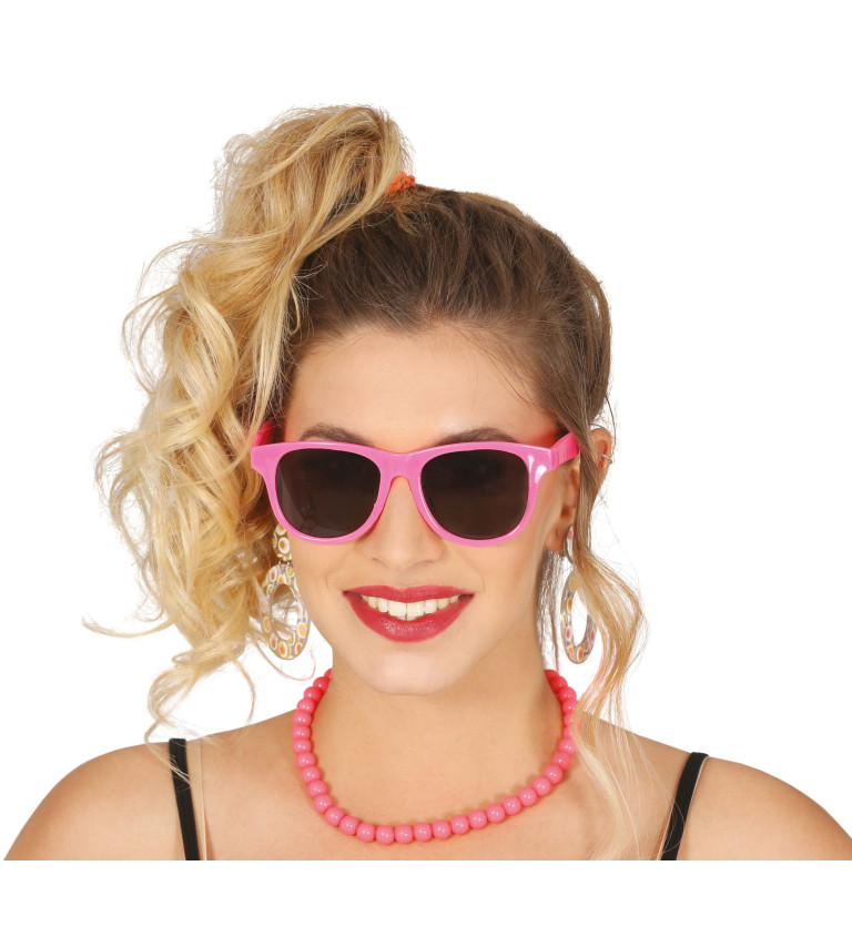 Brýle - neonově růžové