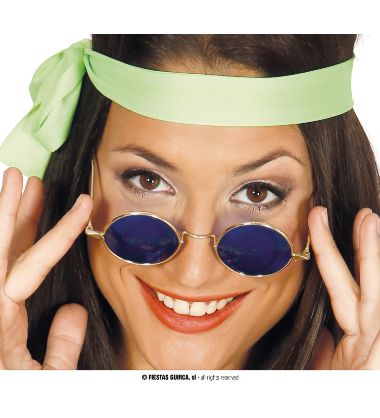 Brýle - hippie modré