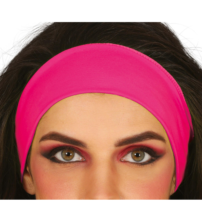 Čelenka - neonově růžová