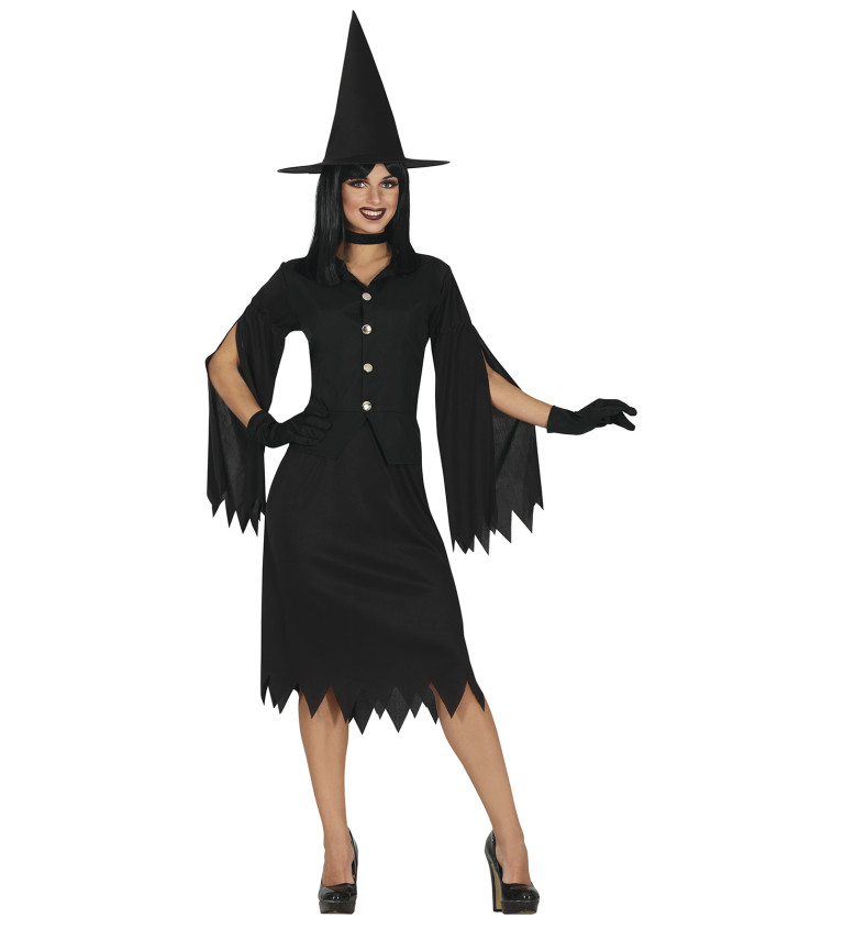 Dámský kostým Čarodějnice Salem