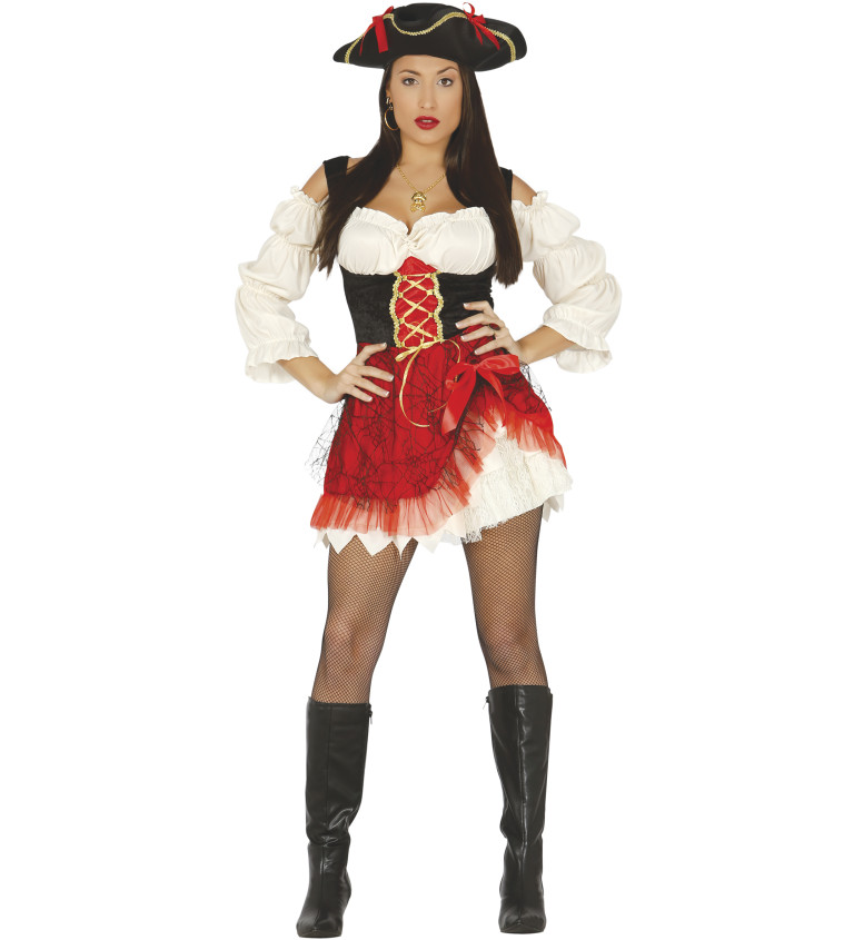 Dámský kostým - Pirátská bojovnice Charlotte