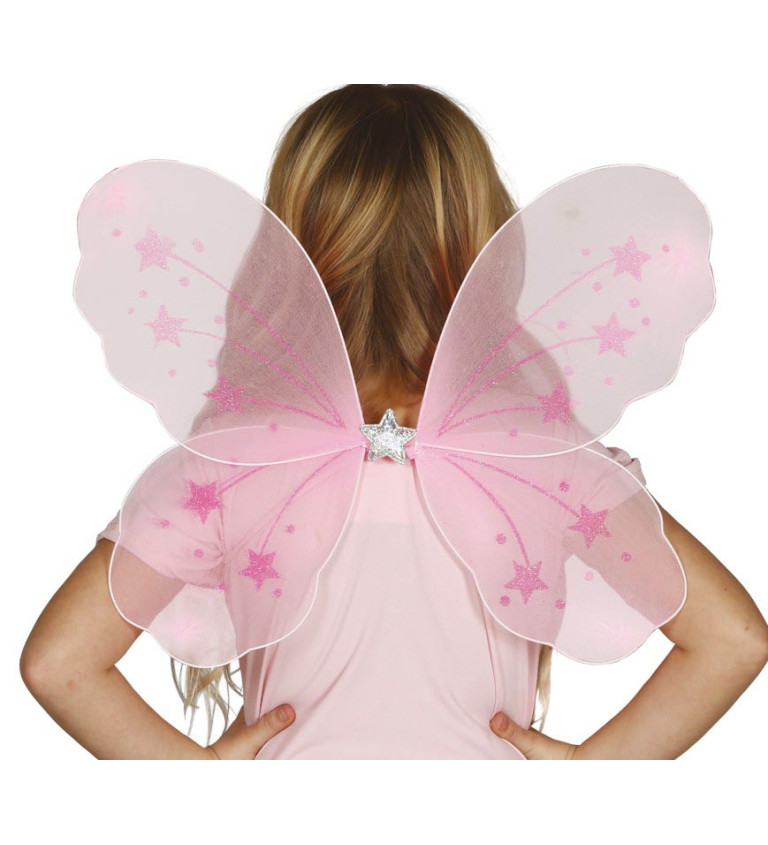 Křídla - Růžová