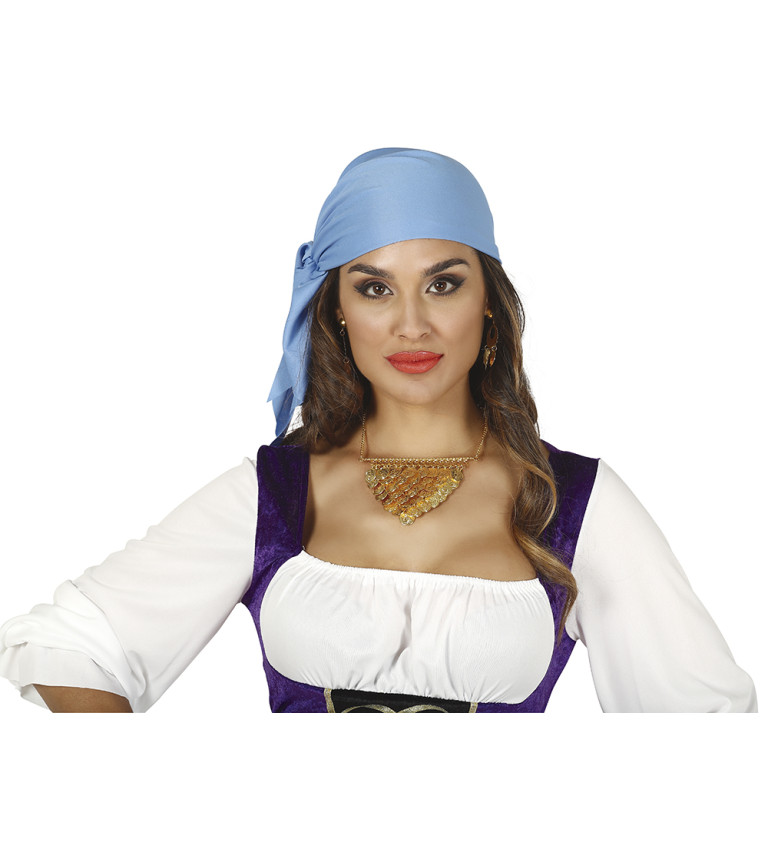 Náhrdelník - s kovovými mincemi