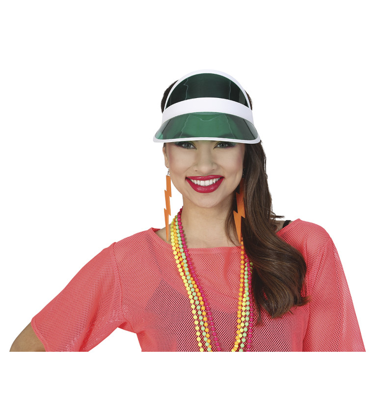 Kšiltovka z 80. let - průhledná zelená