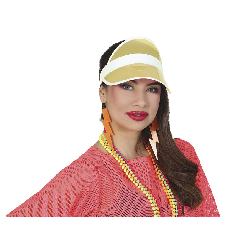 Kšiltovka z 80. let - průhledná žlutá