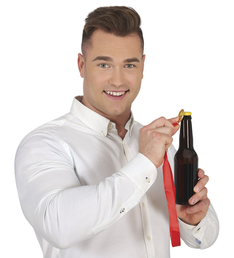 Náhrdelník s otvírákem na lahve