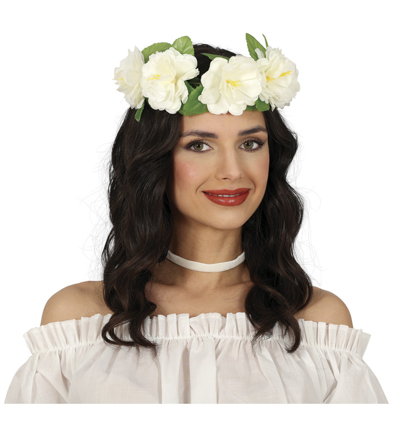 Věneček - z bílých květin