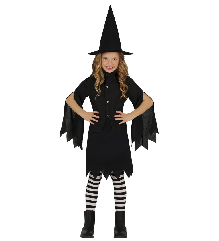 Dětský kostým čarodějnice Salem