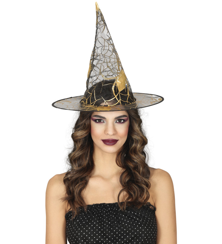 Průhledný čarodějnický klobouk