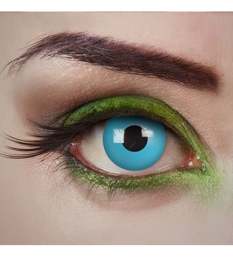 kontaktní čočky jednodenní- blue