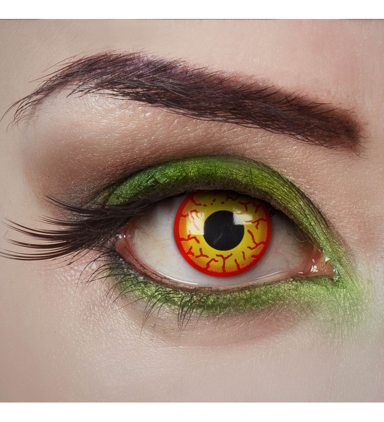 kontaktní čočky jednodenní-hellfire