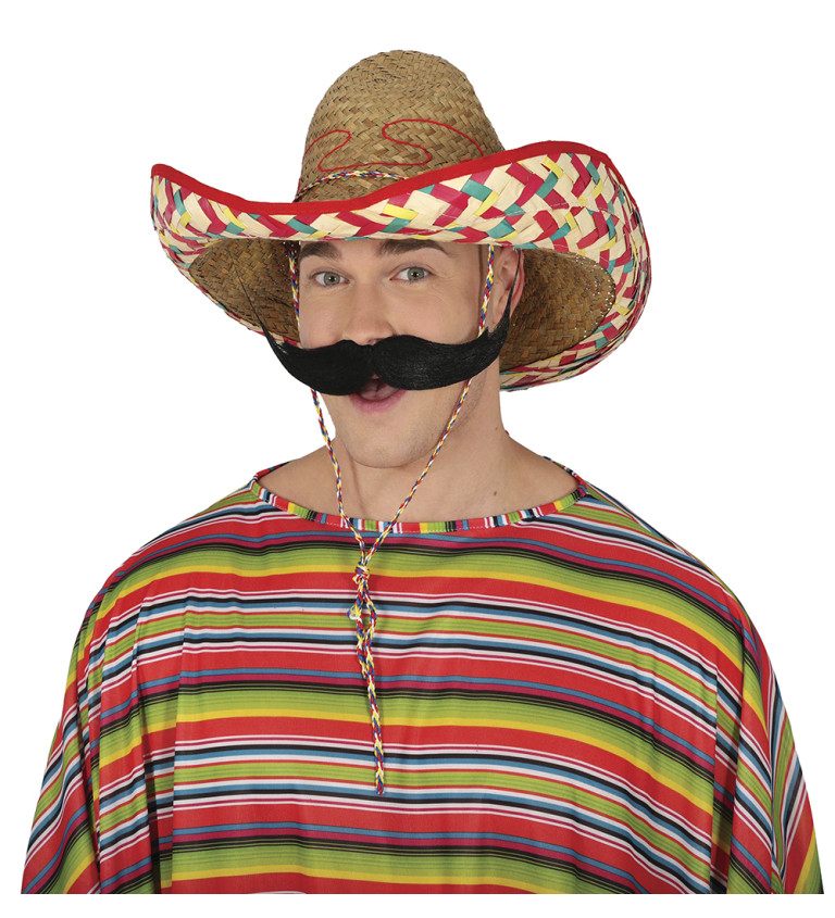 Mexický klobouk - sláma
