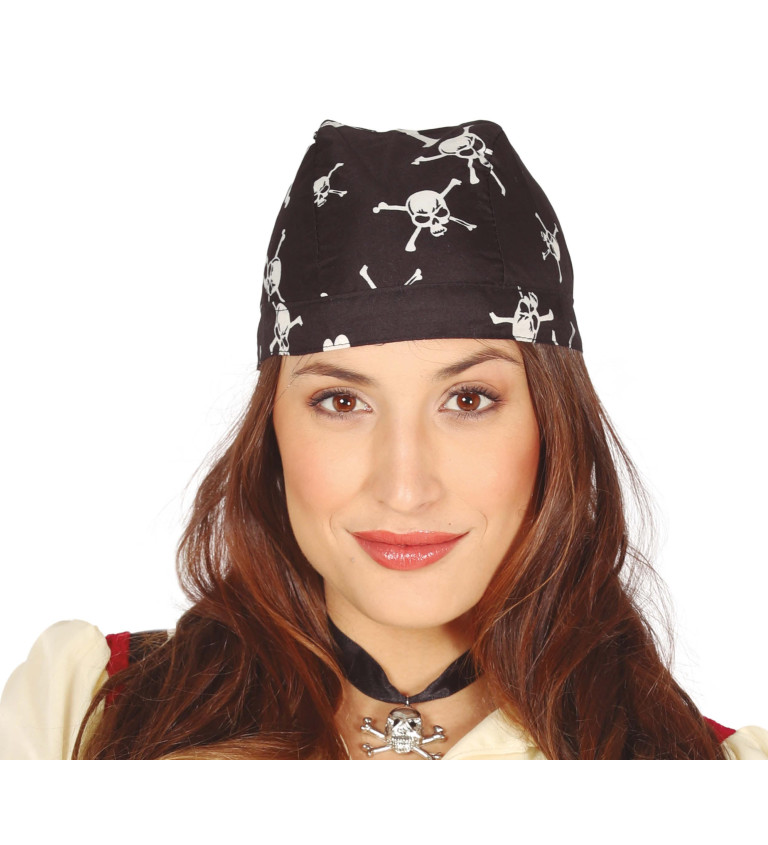 Šátek - Pirát s lebkamy