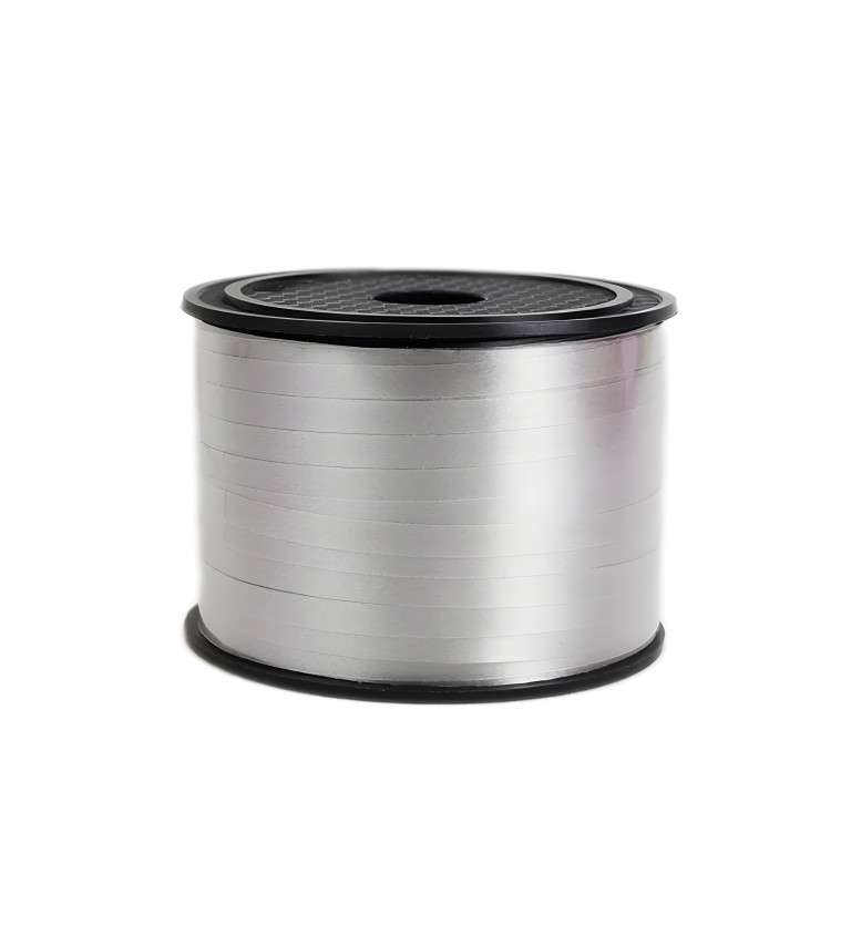 Stuha na balónky - Stříbrná