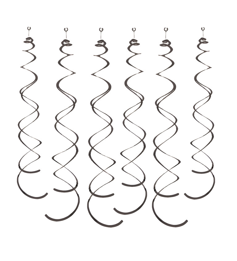 Dekorační spirály - Černé
