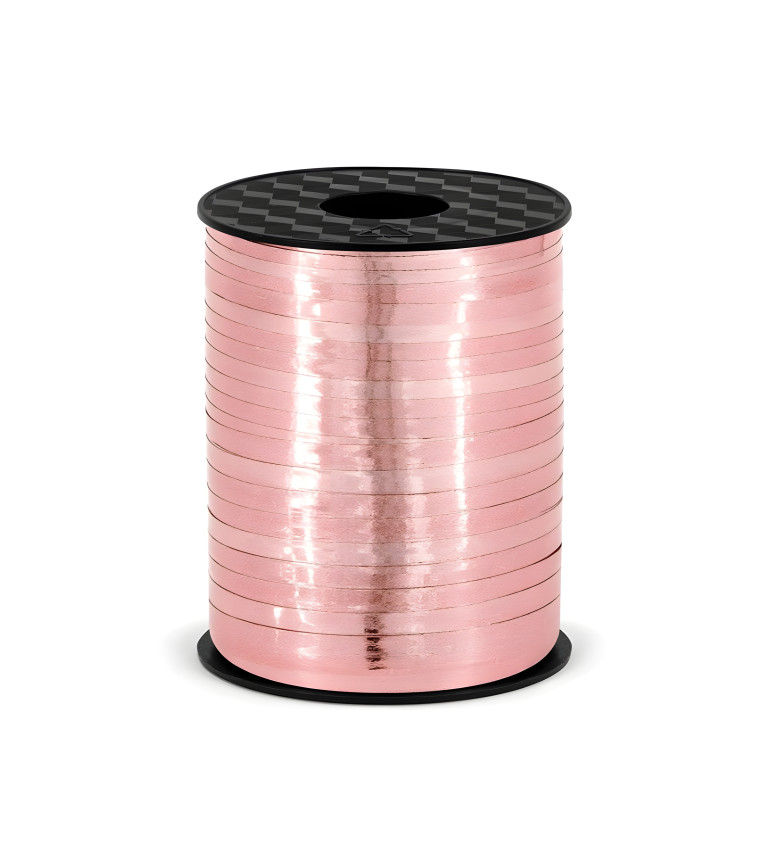 Stuha na balónky - Růžové zlato