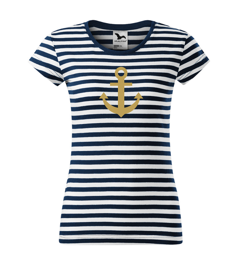 Dámské námořnické tričko - motiv kotva