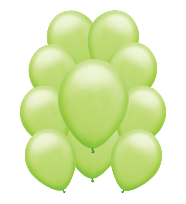 Latexové balónky pastelové - Světle zelené