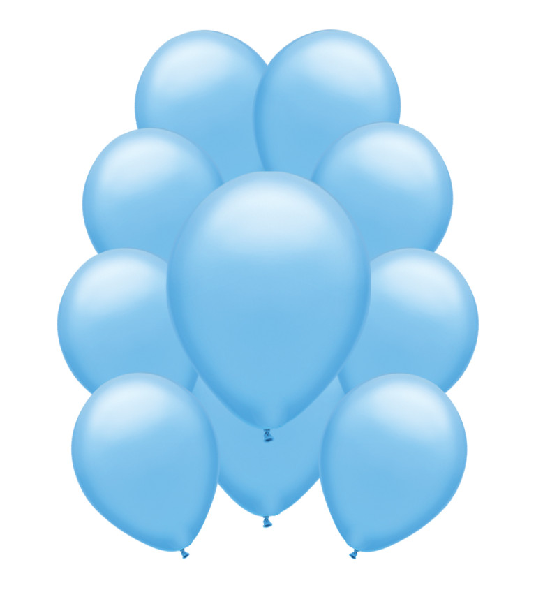 Latexové balónky pastelové - Světle modré